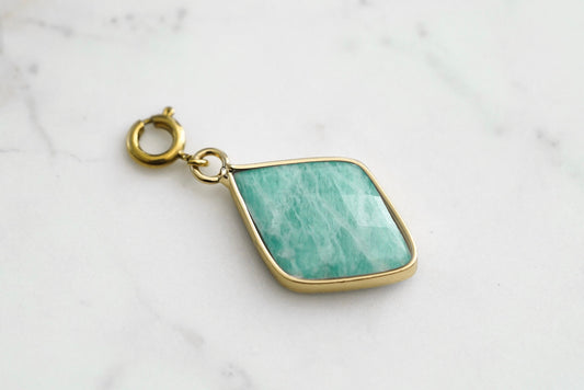 Maker Collection - Teal Diamond Charm