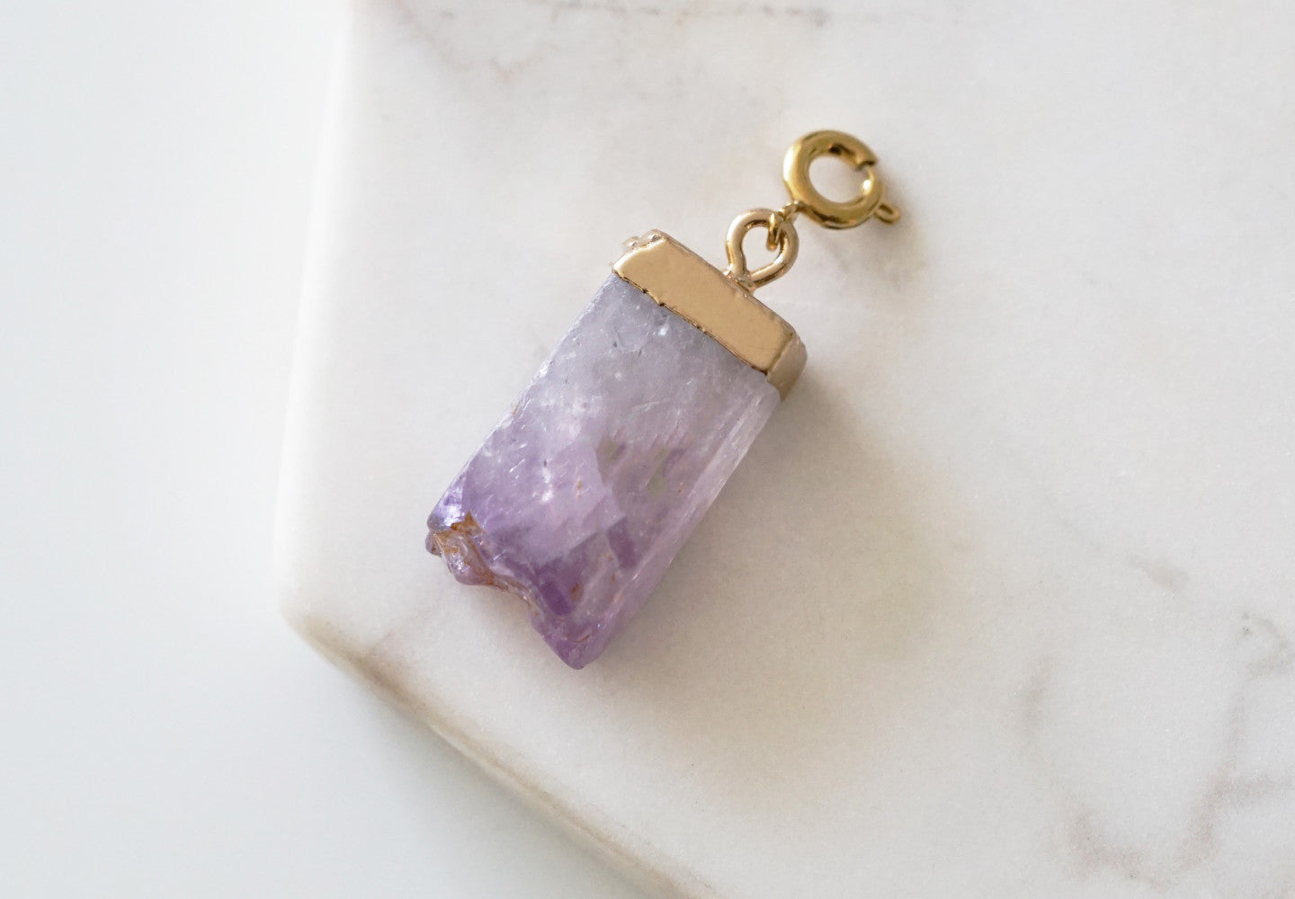 Maker Collection - Royal Raw Quartz Charm