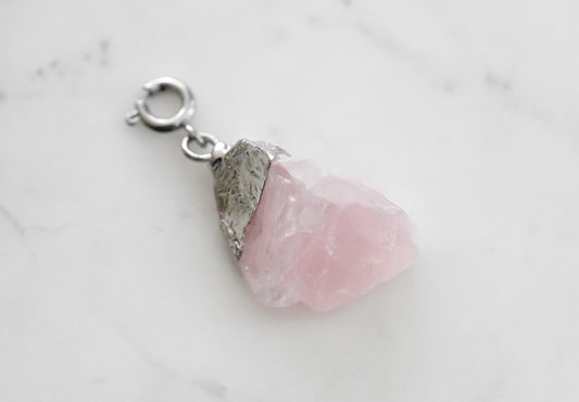 Maker Collection - Silver Ballet Nugget Quartz Charm