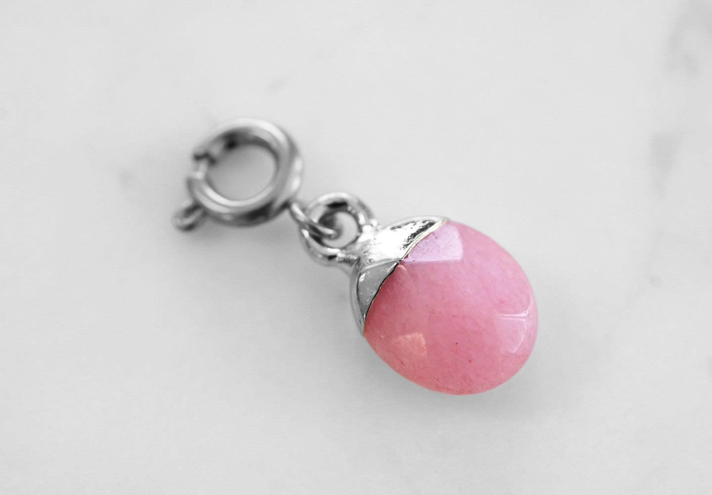 Maker Collection - Silver Punch Dipped Oval Charm