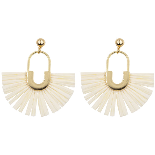 Marley Collection - Rattan Earrings