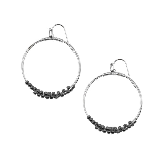 Metallic Collection - Gunmetal Ory Earrings