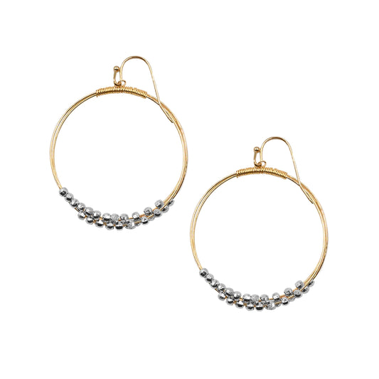 Metallic Collection - Silver Nova Earrings