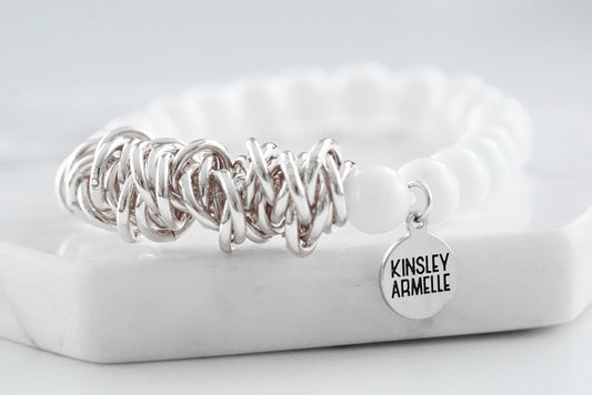 Miley Collection - Silver Ashen Bracelet