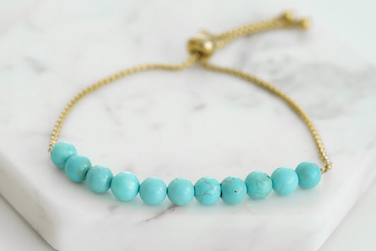 Nixie Collection - Aqua Marine Bracelet 6mm