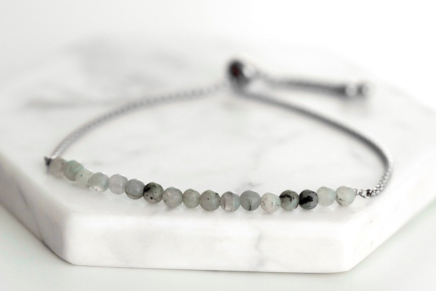 Nixie Collection - Silver Haze Bracelet 4mm