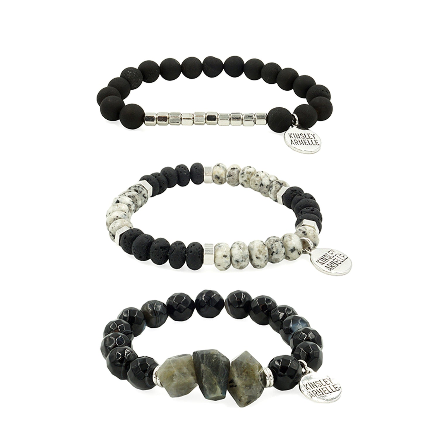 Silver Kali Bracelet Stack