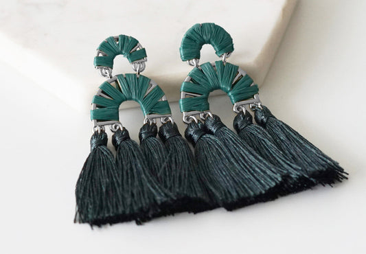 Pavlova Collection - Silver Hunter Earrings