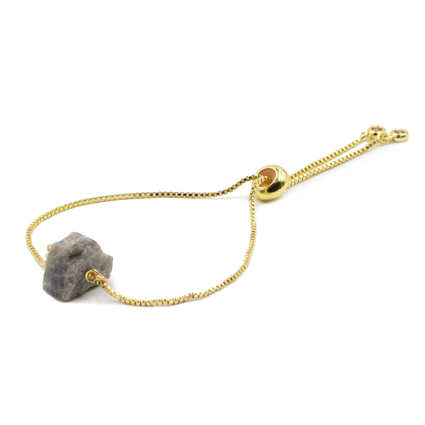 Percy Collection - Raw Haze Stone Bracelet