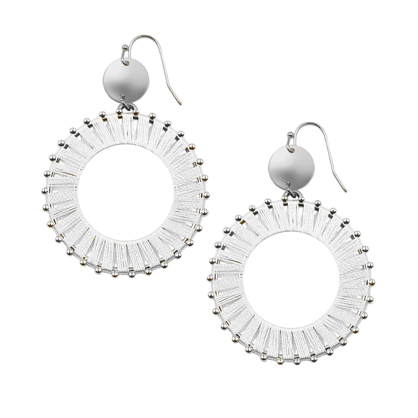 Pinnie Collection - Silver Ashen Earrings