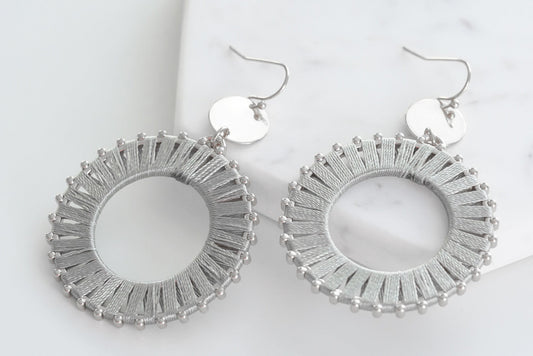 Pinnie Collection - Silver Misty Earrings
