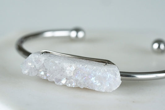 Prim Collection - Silver Quartz Bracelet