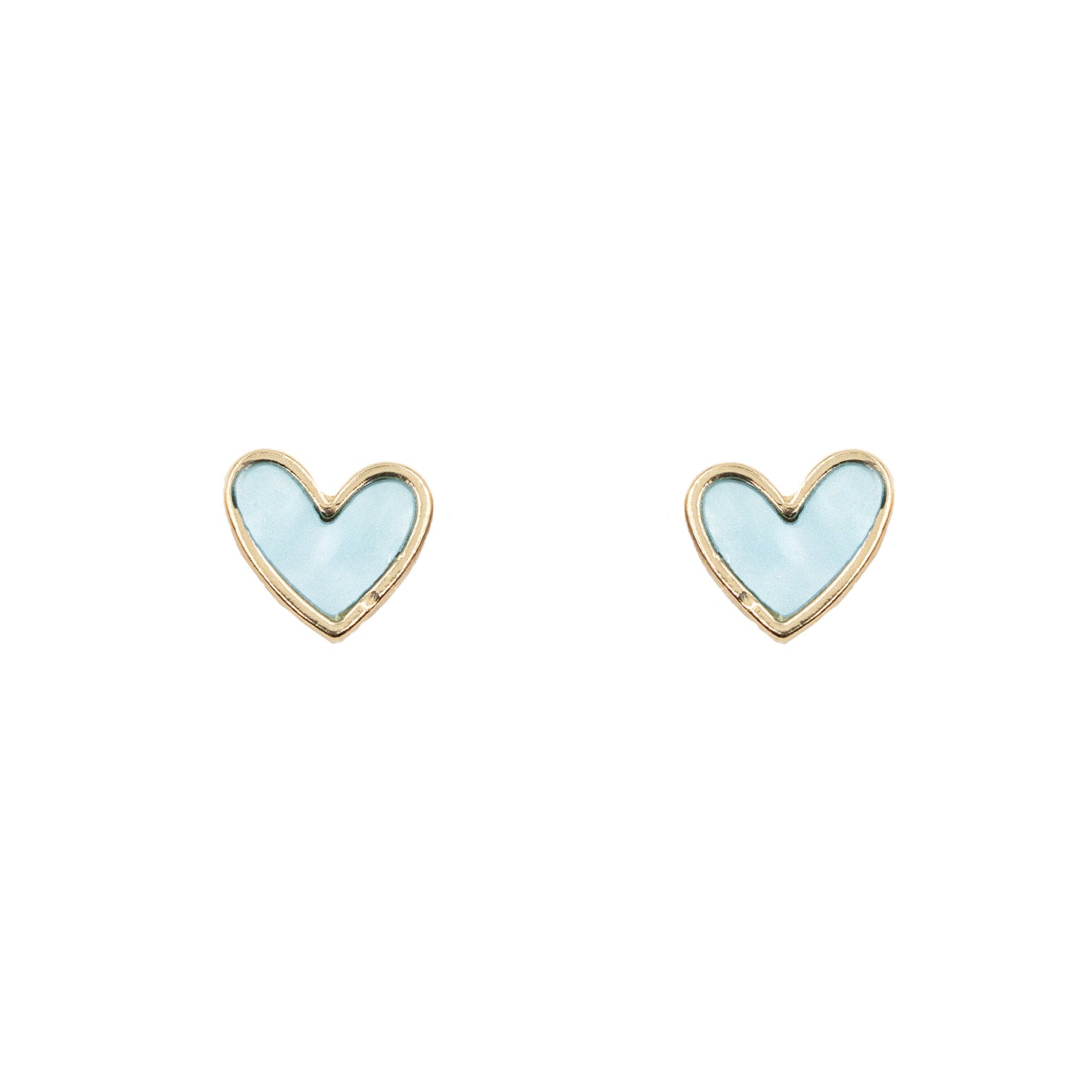 Rosalie Collection - Azure Heart Earrings