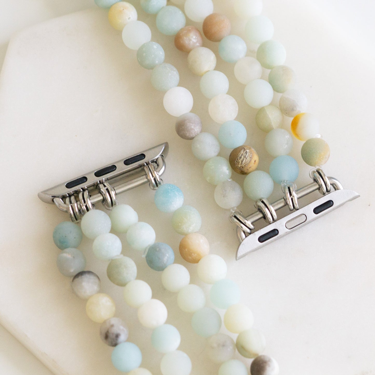 Ryder Collection - Silver Solar Apple Watch Band