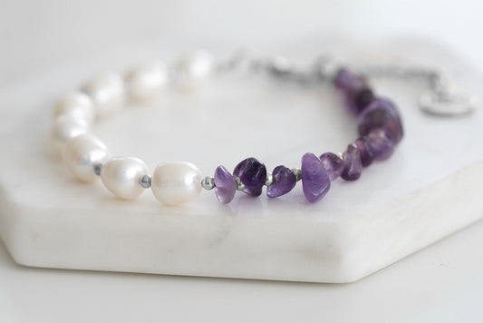 Seaside Collection - Silver Mulberry Bracelet