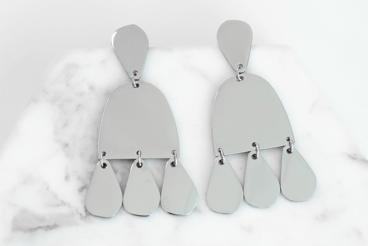 Selma Collection - Silver Earrings