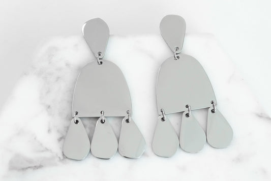 Selma Collection - Silver Earrings