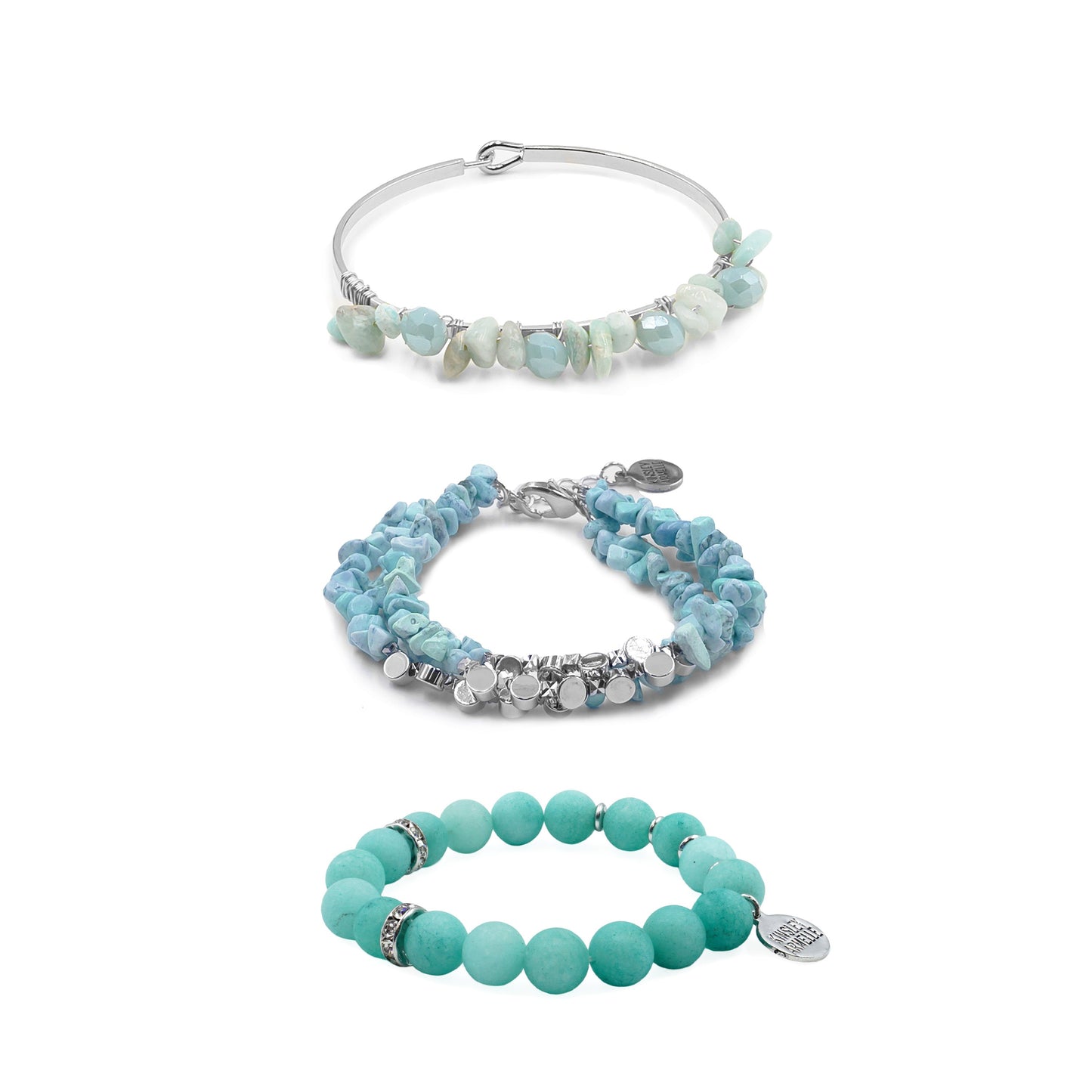 Silver Cecilia Bracelet Stack