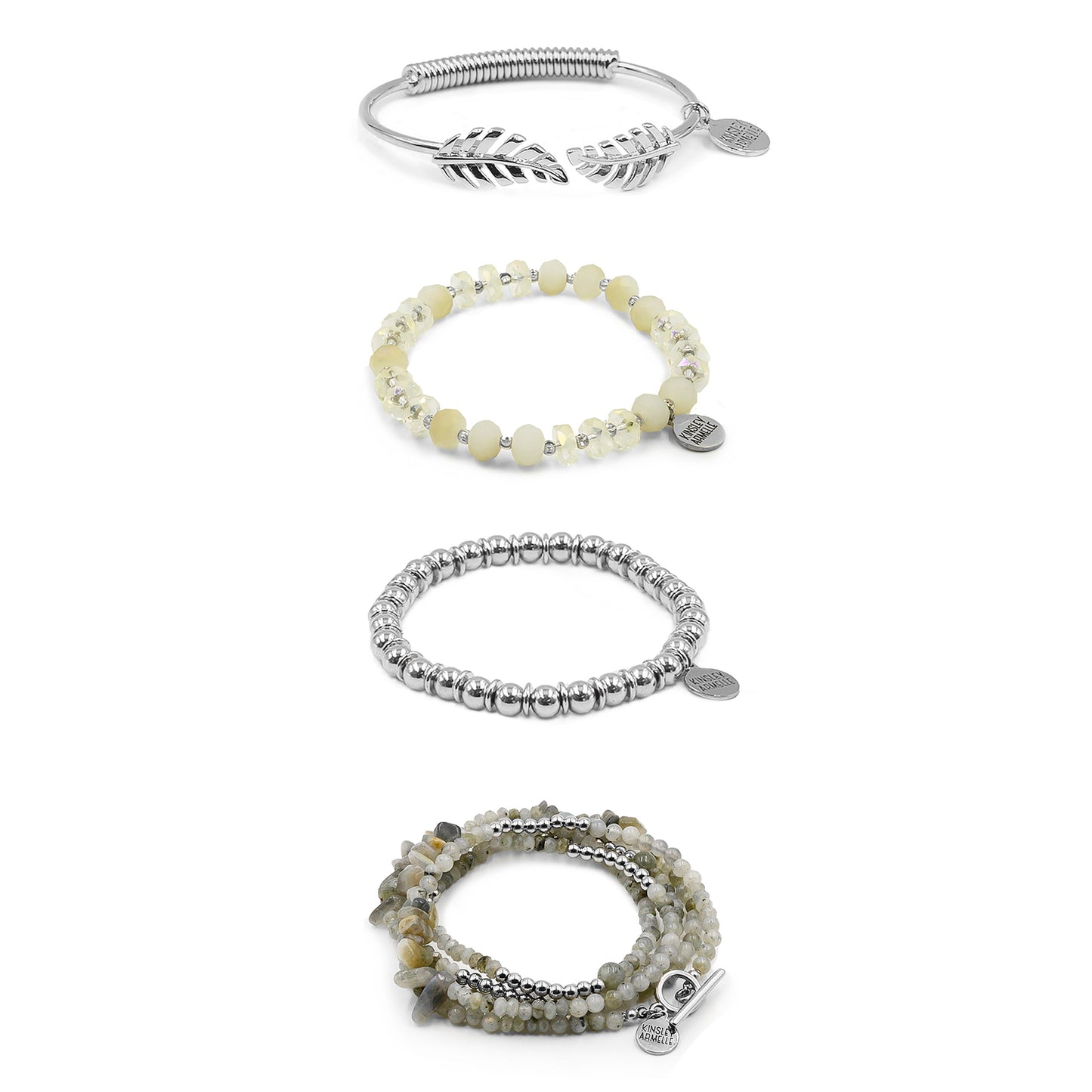 Silver Devyn Bracelet Stack