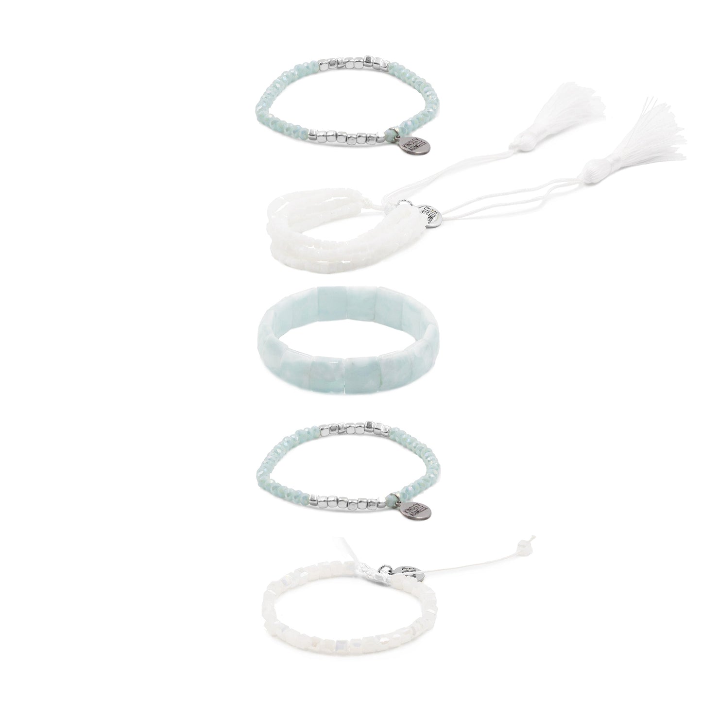 Silver Elise Bracelet Stack