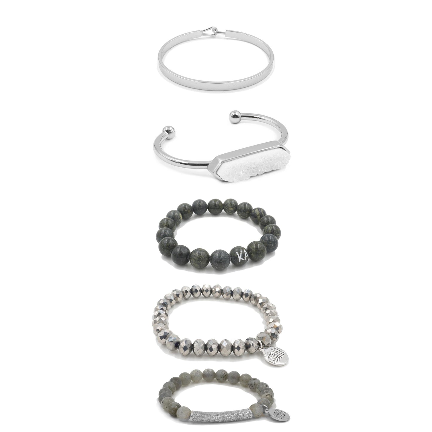 Silver Everglade Bracelet Stack