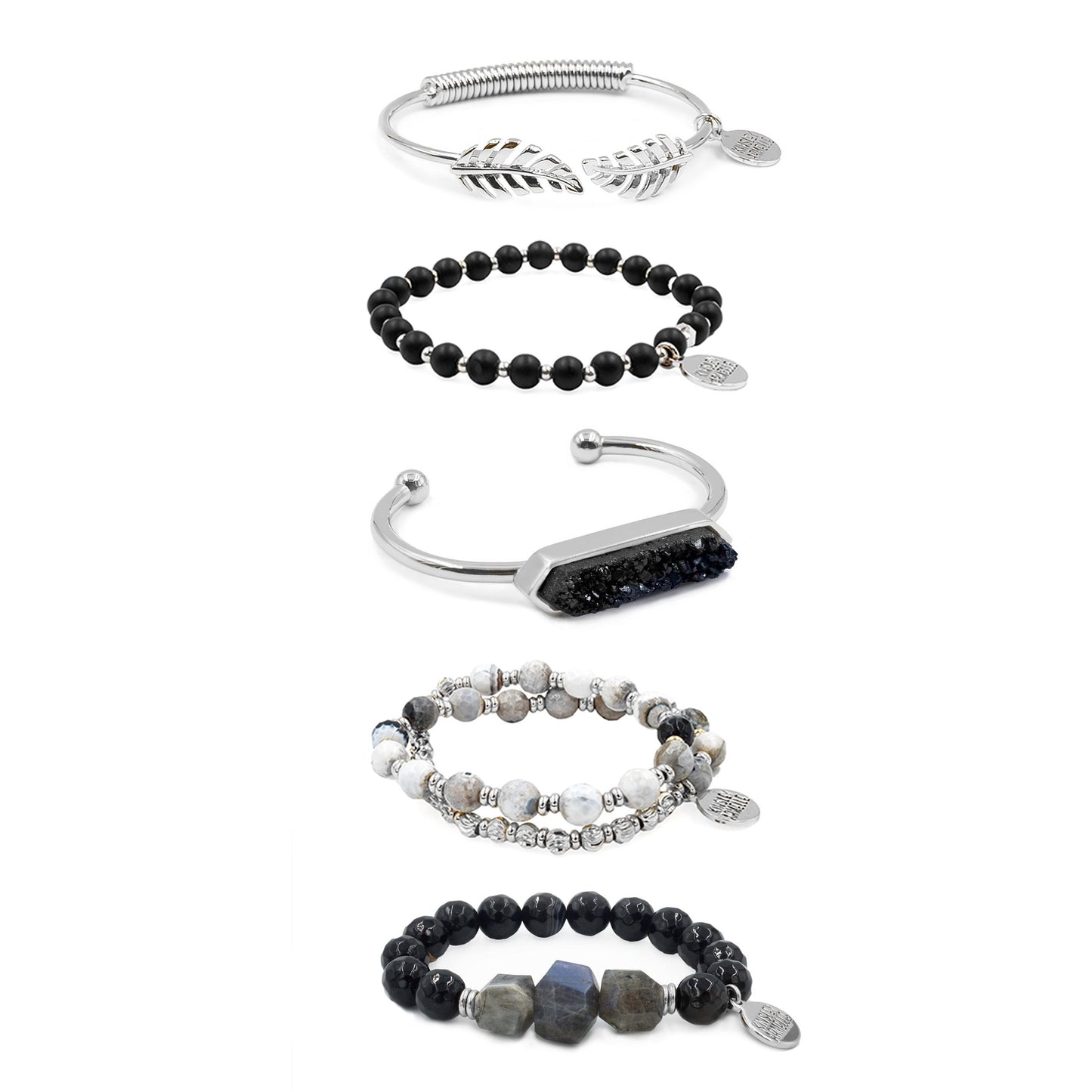 Silver Lacecrest Bracelet Stack
