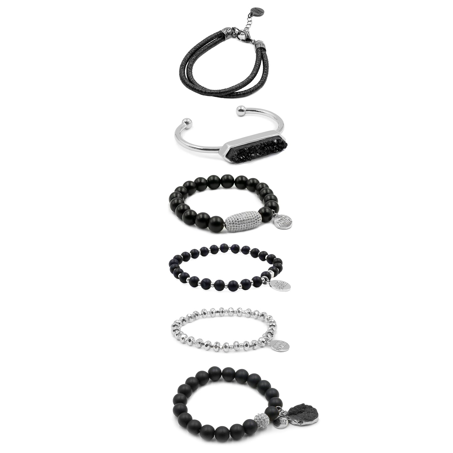 Silver Layla Bracelet Stack