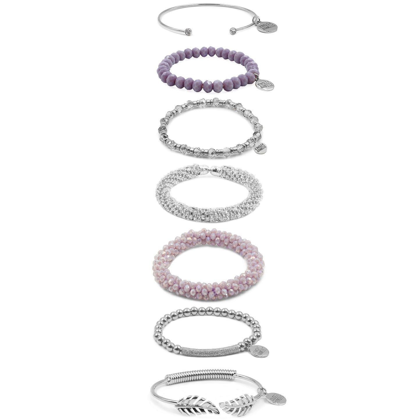 Silver Liana Bracelet Stack