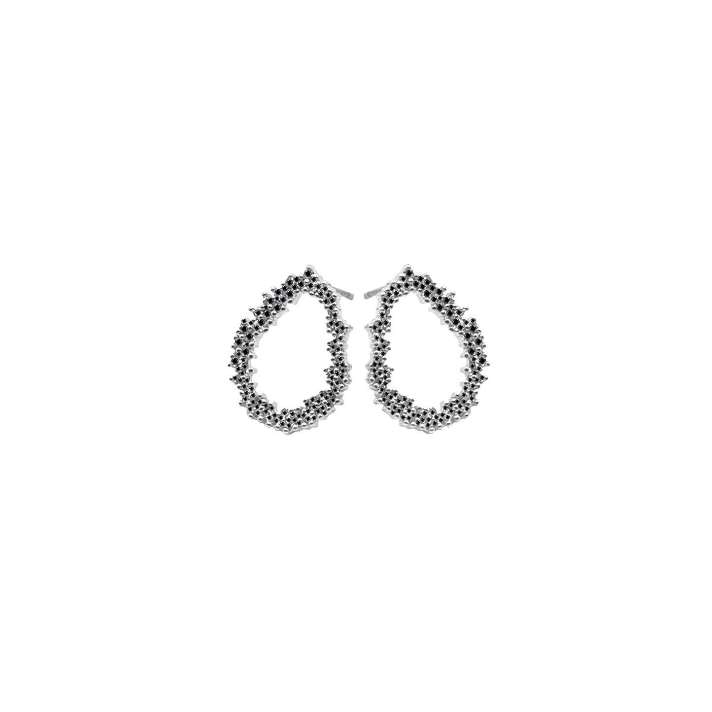 Waverly Collection - Silver Raven Earrings