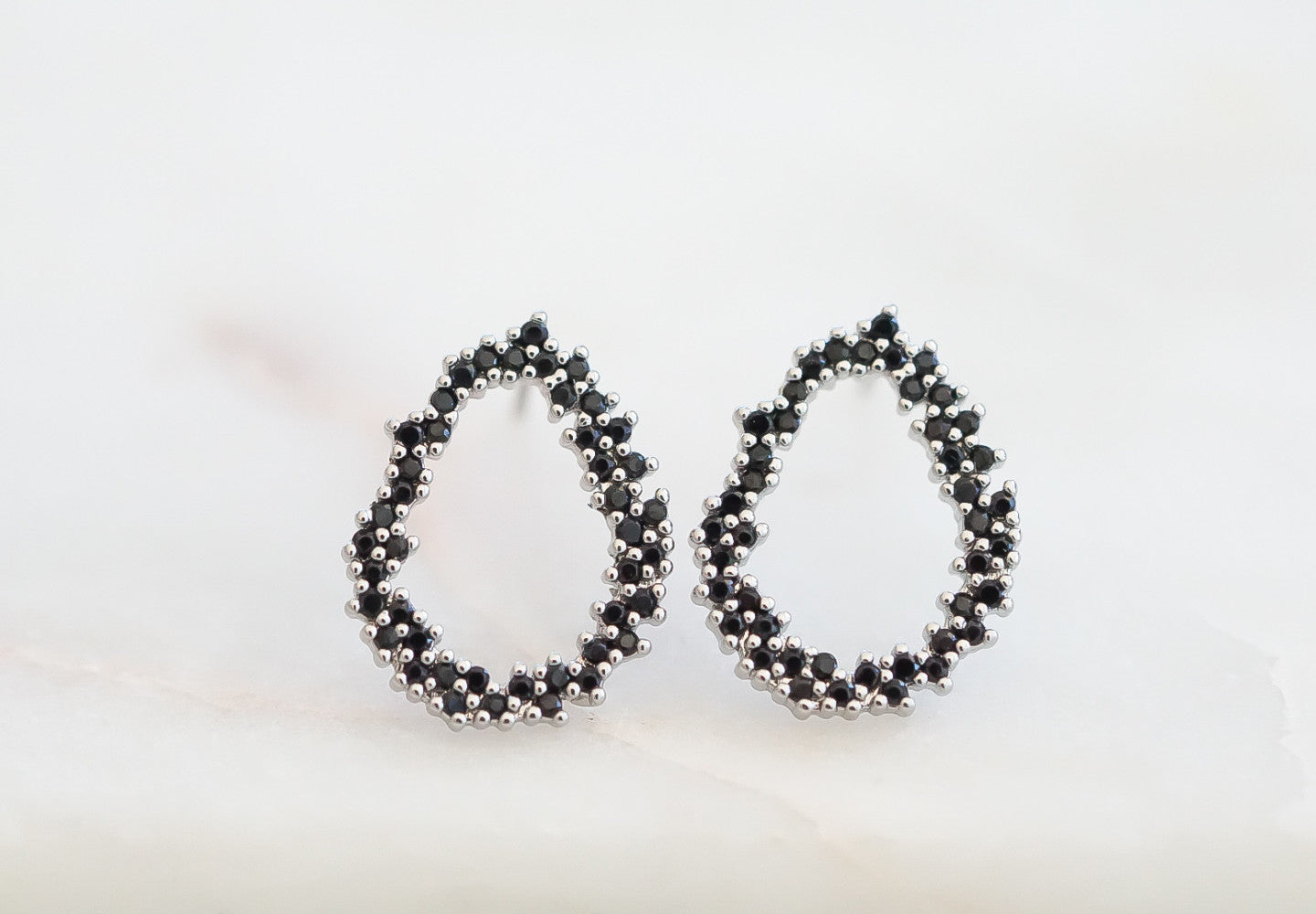 Waverly Collection - Silver Raven Earrings