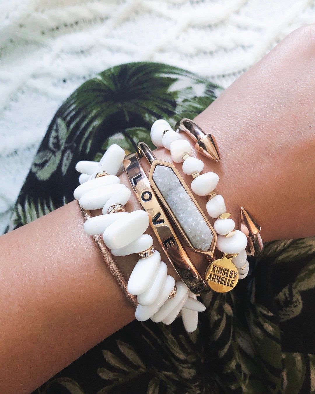 Rose Gold Felicity Bracelet Stack
