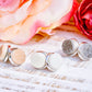 Stone Collection - Silver Quartz Earrings Set