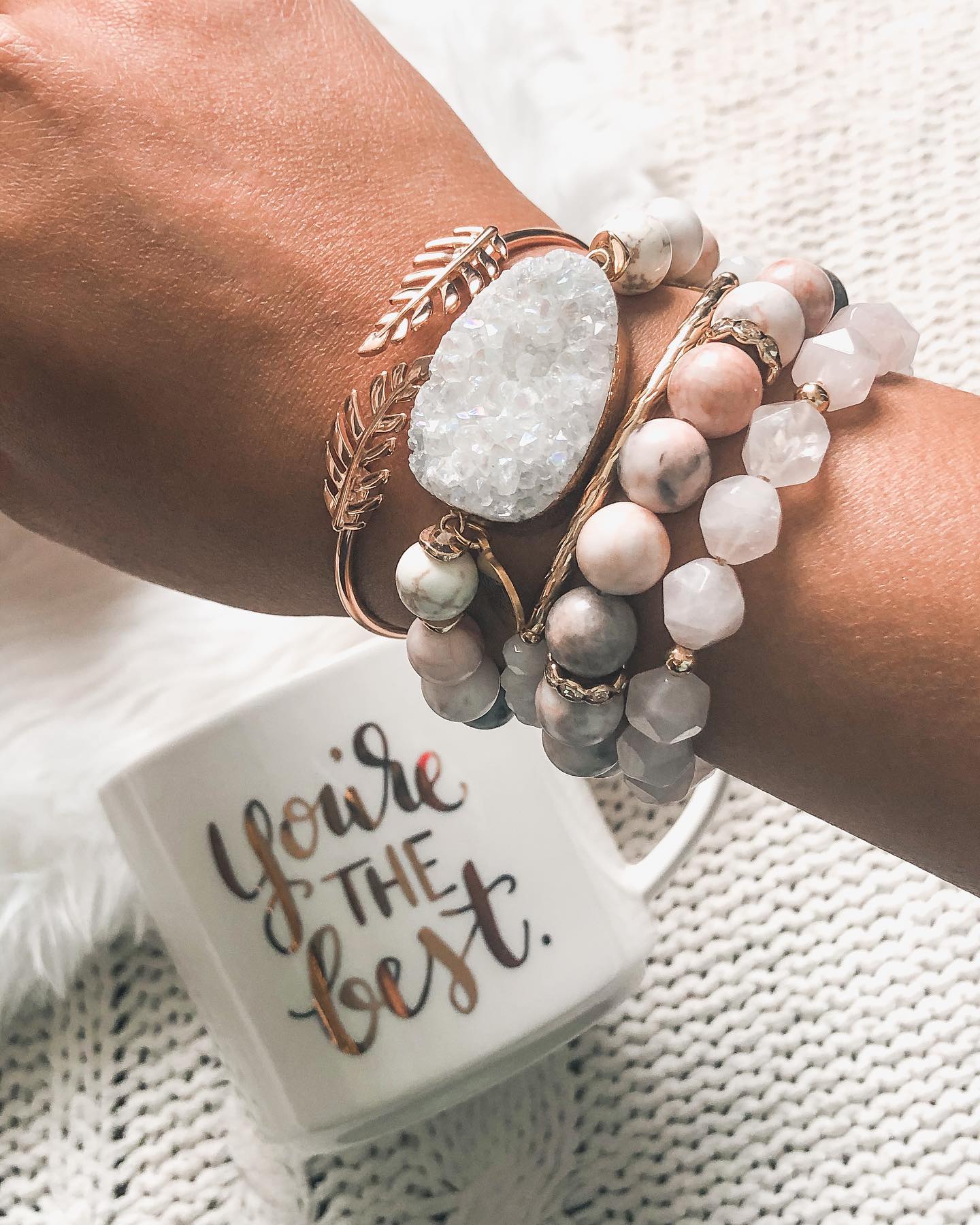 Roseheart Bracelet Stack