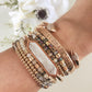 Rose Gold Milayna Bracelet Stack