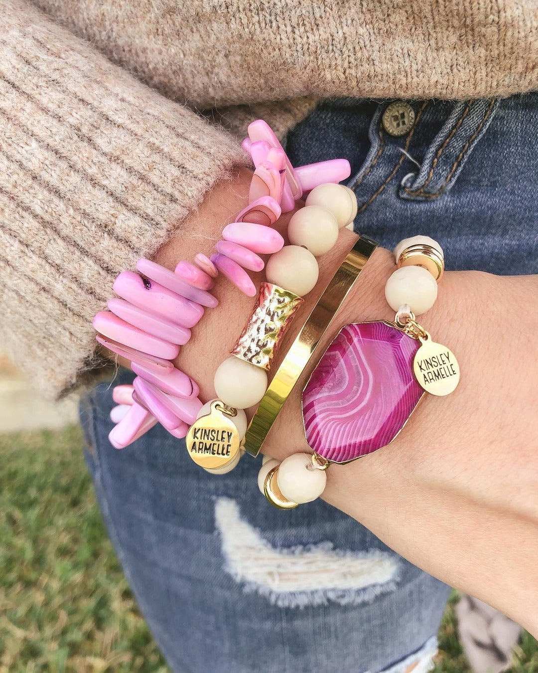 Purple Mist Bracelet Stack