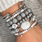 Silver Glacier Bracelet Stack
