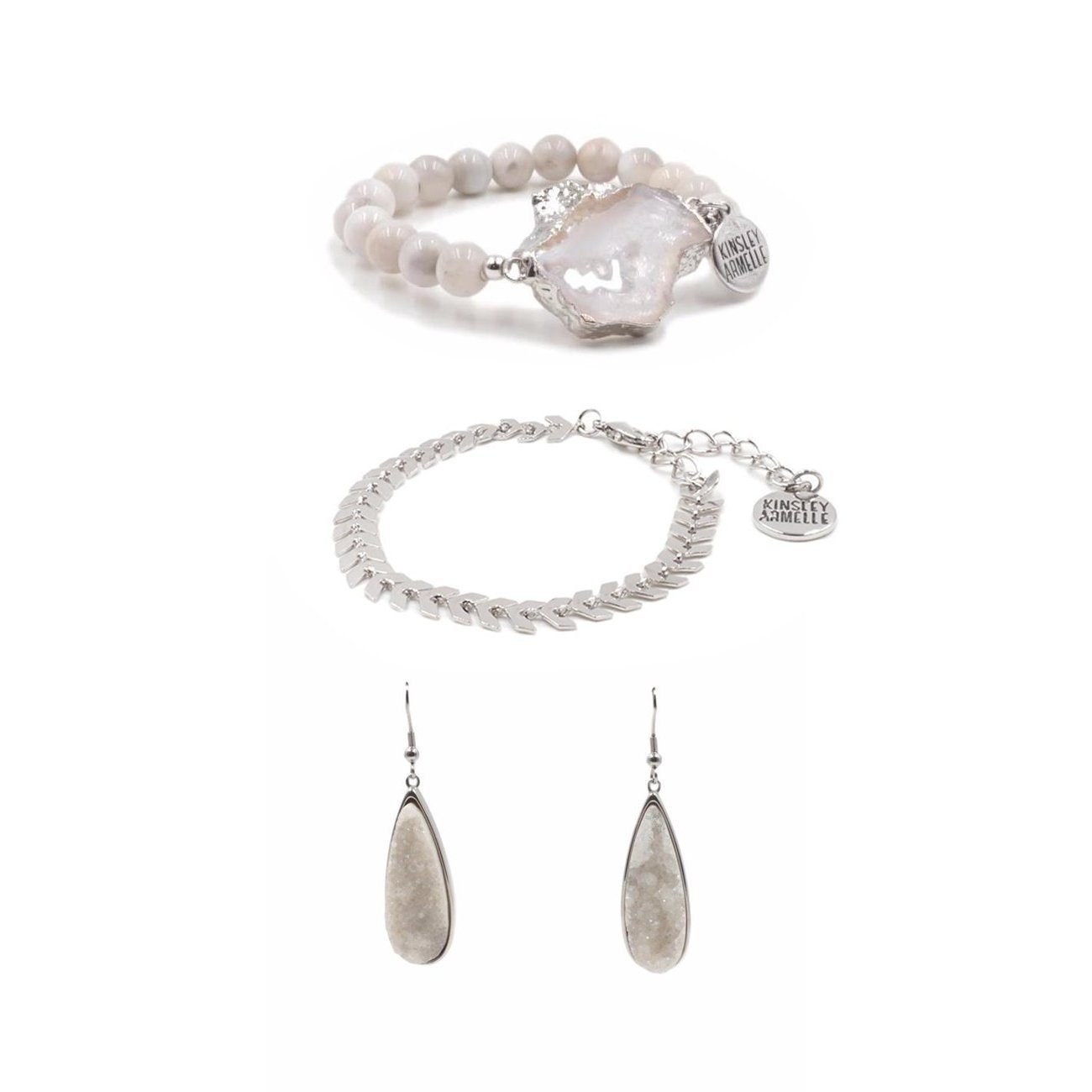 Silver Cordova Jewelry Set