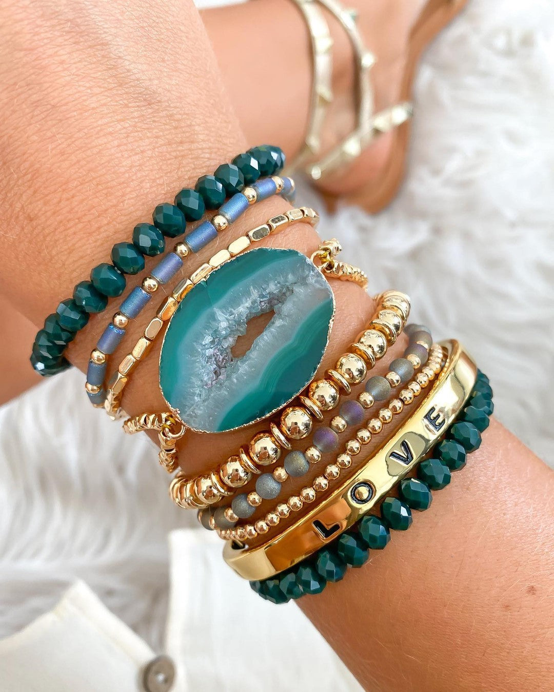 Sage Bracelet Stack