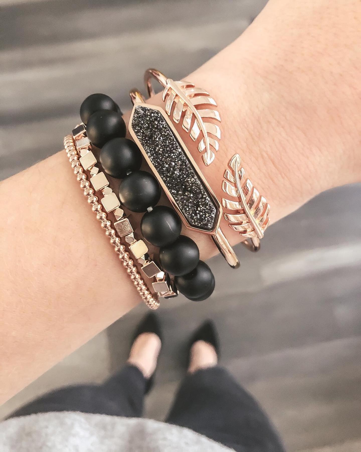 Rose Gold Kaia Bracelet Stack