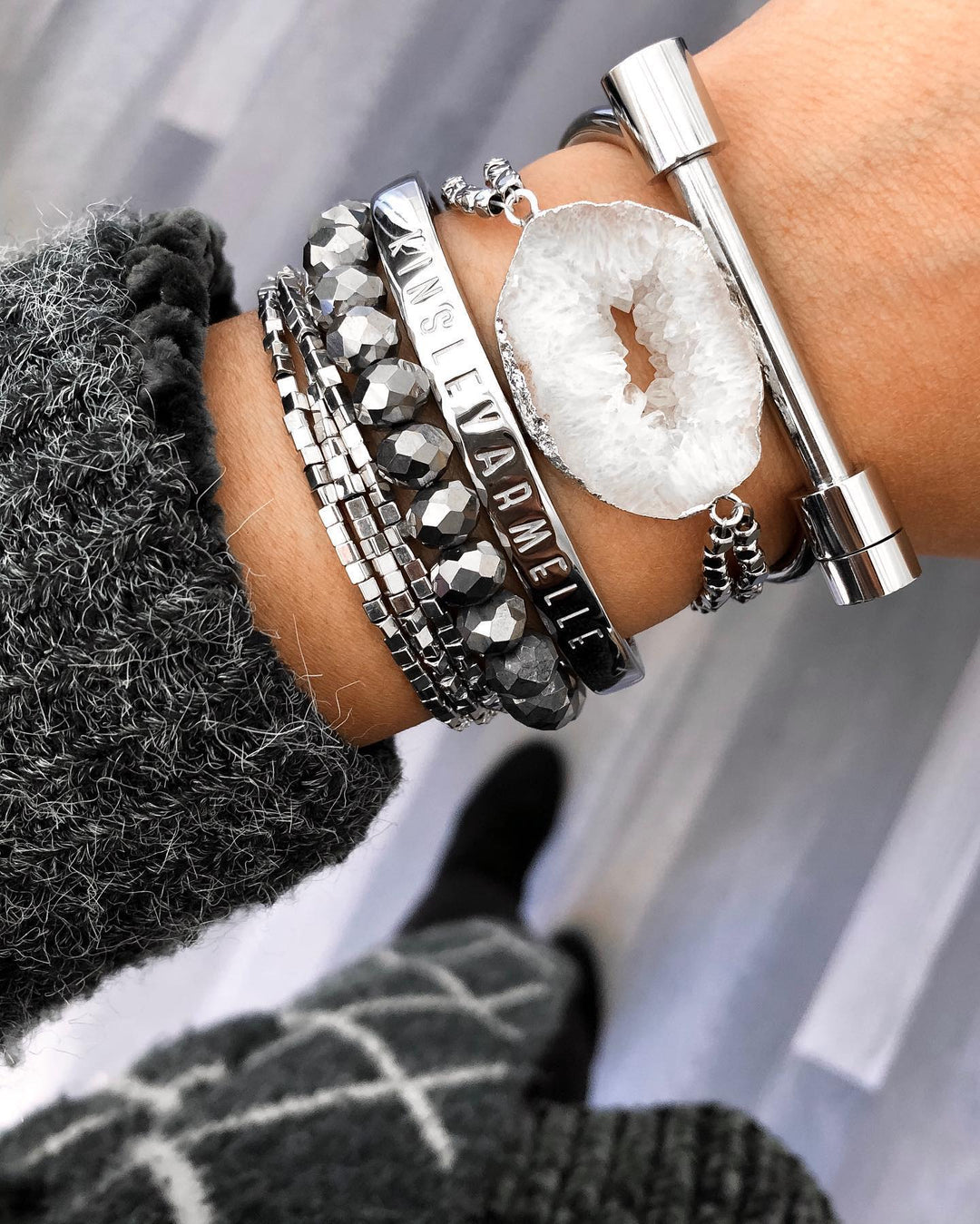 Silver Aspen Bracelet Stack