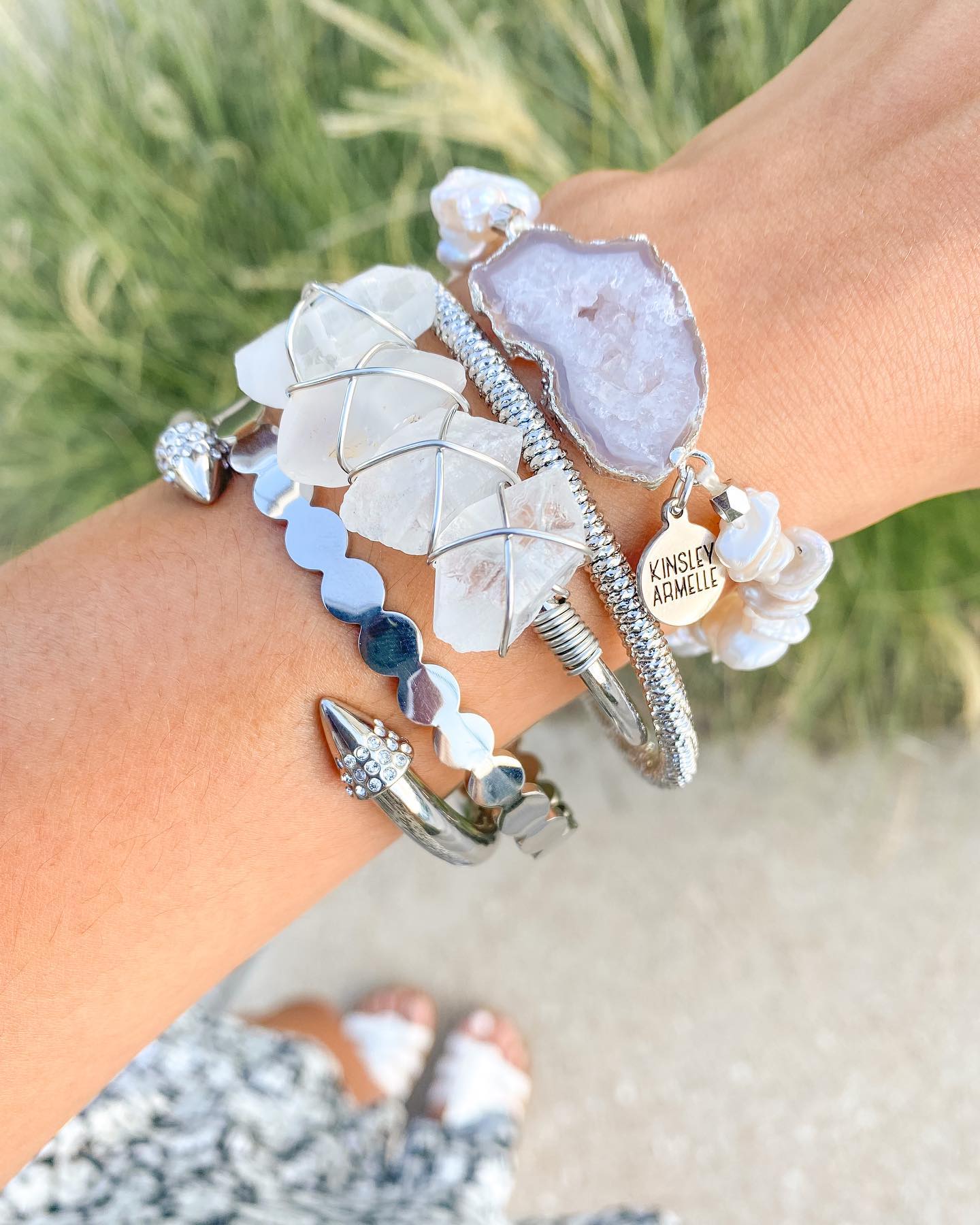 Silver Estrella Bracelet Stack