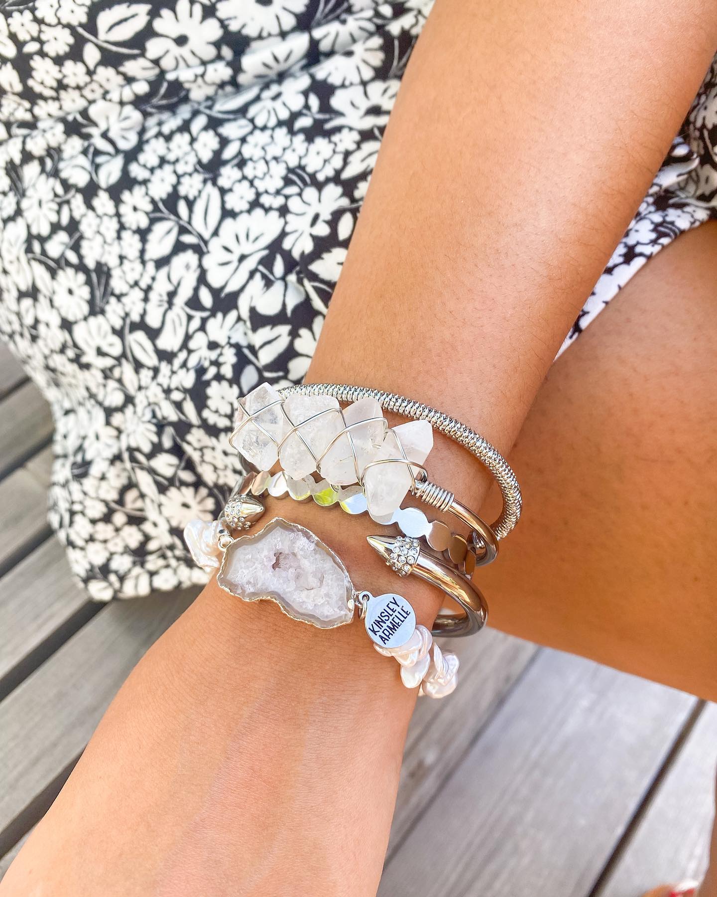 Silver Estrella Bracelet Stack