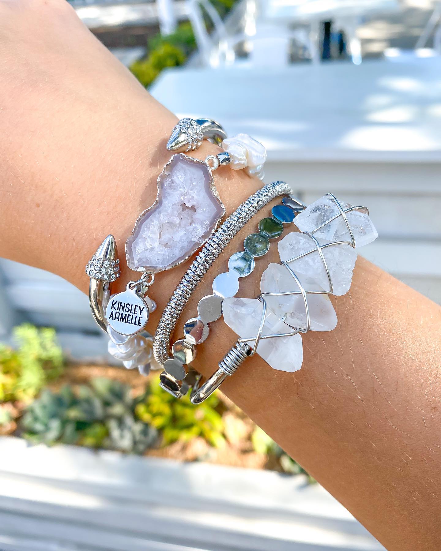 Silver Estrella Bracelet Stack