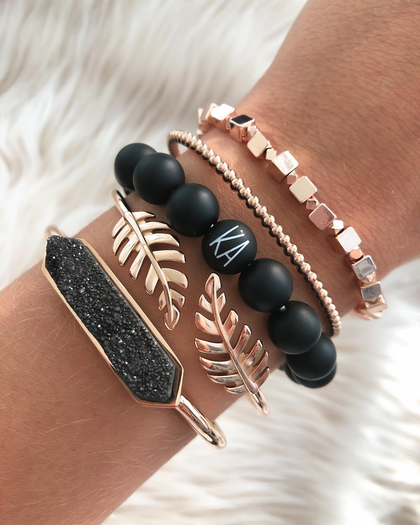 Rose Gold Kaia Bracelet Stack