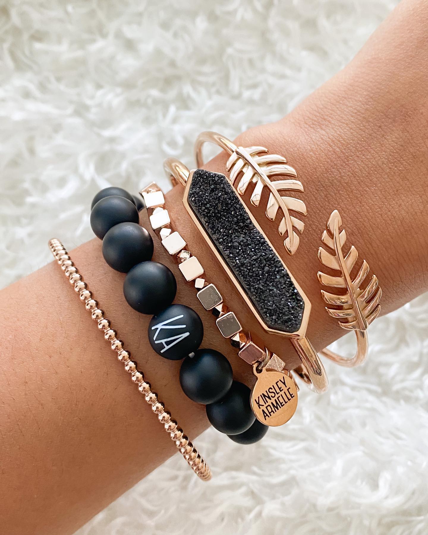 Rose Gold Kaia Bracelet Stack