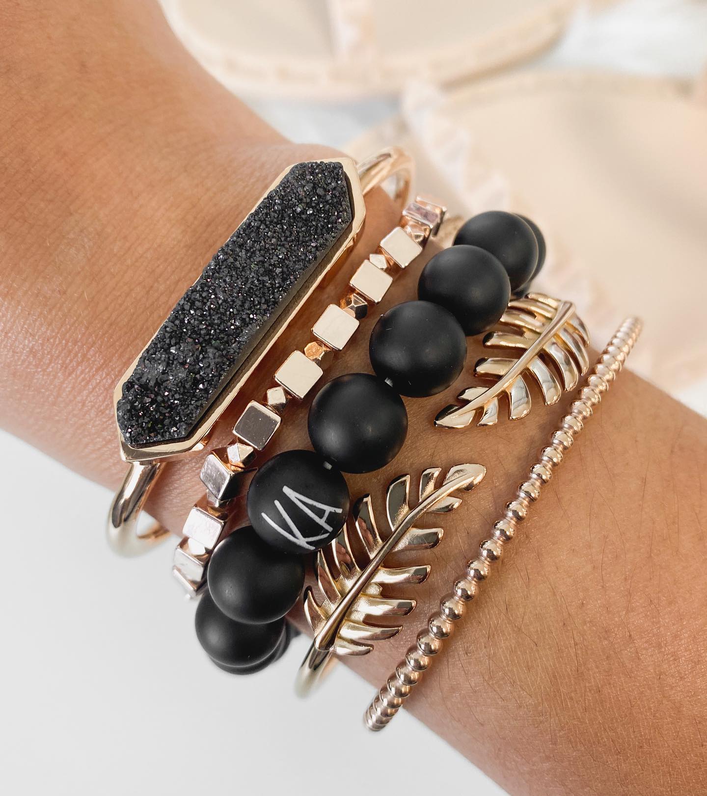 Rose Gold Kaia Bracelet Stack