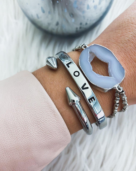 Silver Dover Bracelet Stack