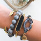 Graphite Bracelet Stack