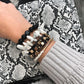 Monochromatic Bracelet Stack