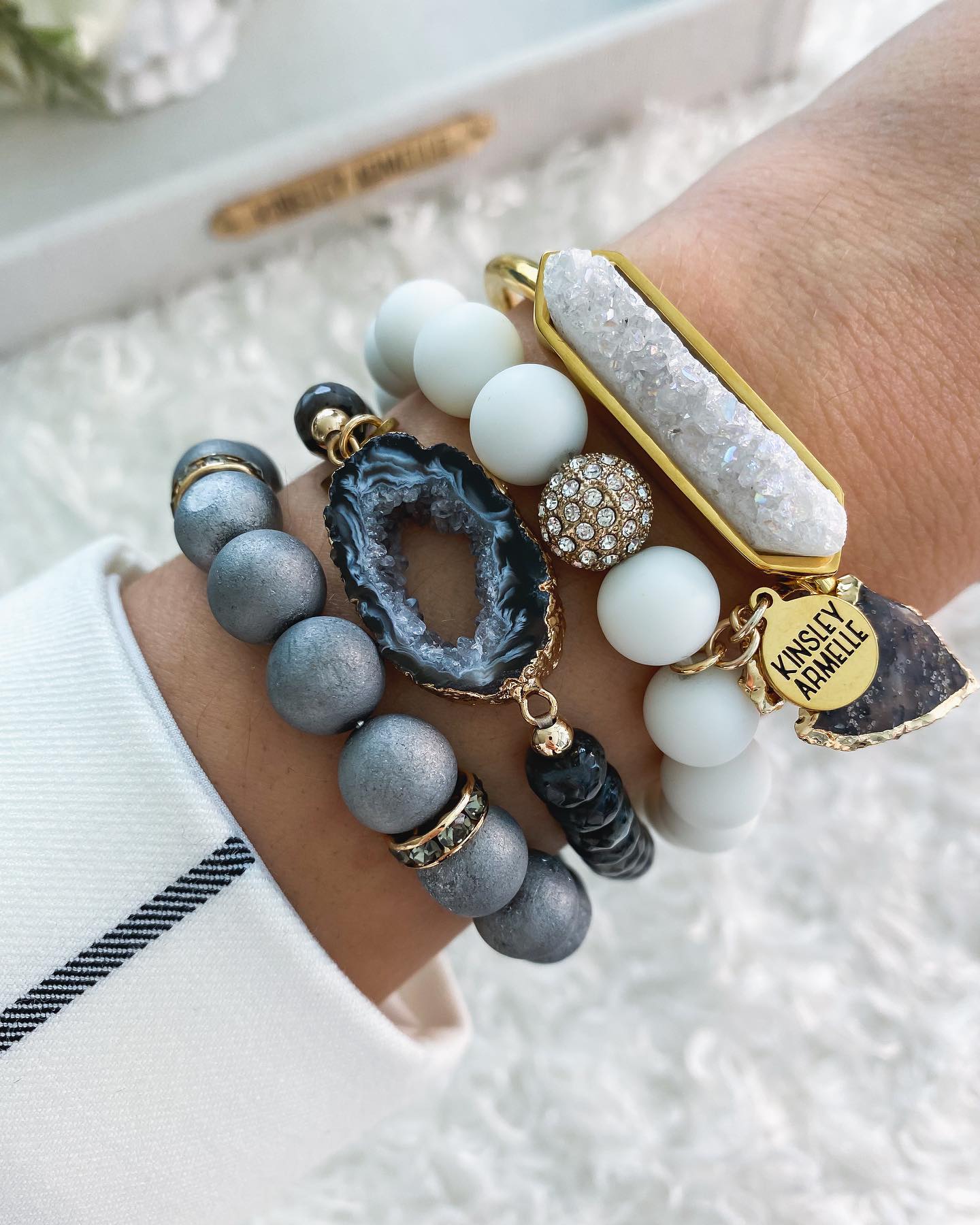 Pebble Bracelet Stack
